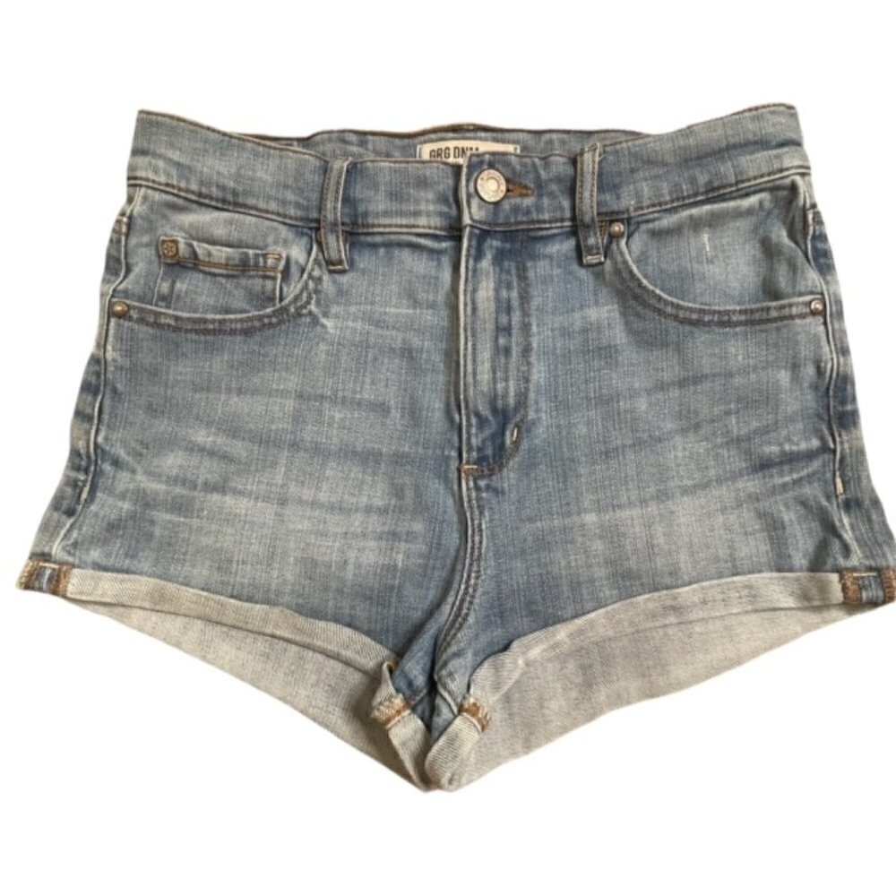 GRG DNM High Rise Rolled Hem Stretch Jean Shorts - Size 7